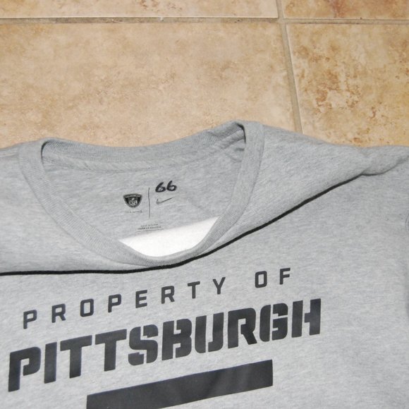 NIKE PITTSBURGH STEELERS SWEATSUIT SHIRT (66) + PANTS NFL TEAM ISSUED (SIZE 3XL) - Picture 16 of 16